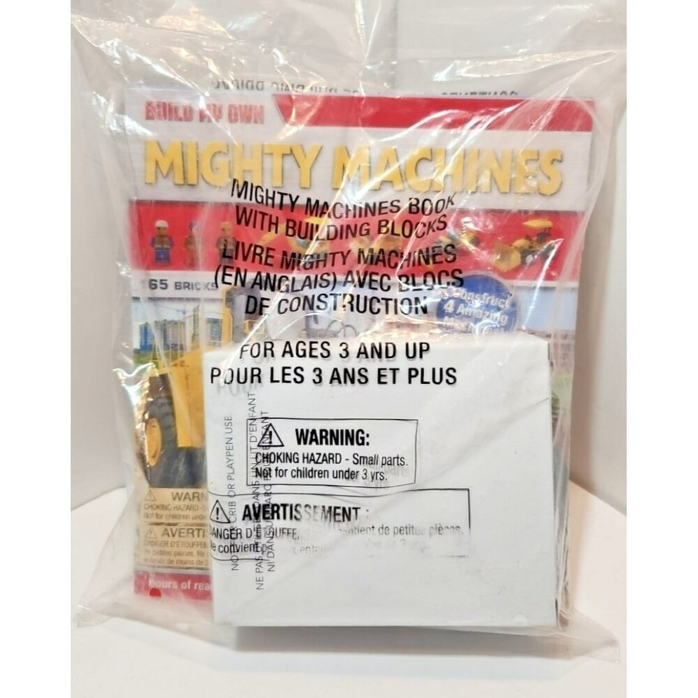 Mighty Machines Book With Building Blocks Build My Own Construction New